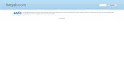 Desktop Screenshot of karyab.com